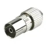 Glowster Satelliten-Antennenstecker, TV-Buchse, gerade, ideal für Empfangssysteme und zur Verbesserung von Fernsehsignalen, kompatibel mit verschiedenen Satellitenanlagen.