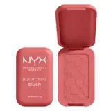 NYX Professional Makeup Buttermelt Blush, Cremige Textur mit Shea Butter, Mandelbutter & Mangobutter, Einfach zu verblenden für einen frischen Look, Farbe: To The Butta