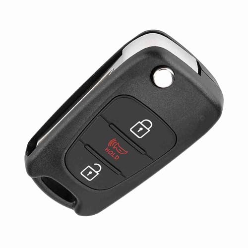 Schlüsselschalenabdeckung, Perfekter Austausch Leicht zu Tragenes Flip -Schlüsselgehäuse, Qualitätszubehör Kleiner Größe Schutz vor Verschleiß -Wartungsarbeitern für das Auto