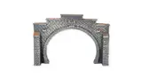 NOCH® Tunnel-Portal, 2-gleisig Modellbau Tunnelportal, 21 x 14 cm für die Spur H0