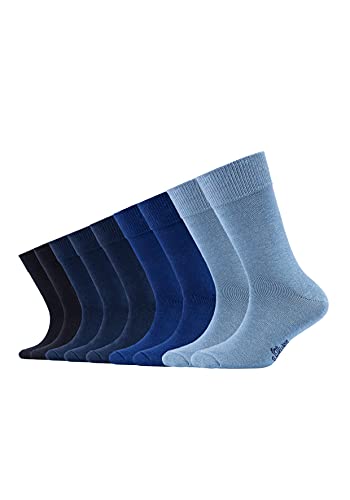 s.Oliver Kinder Socken, 9er Pack - Gr. 39-42 - Blue