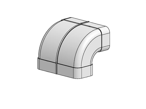 Berbel Flachrohr System 125-90°-Bogen senkrecht