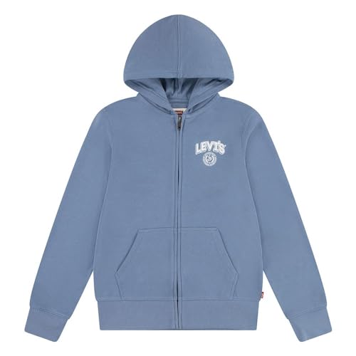 Levi's Baby-Jungen LVB SOLID Full Zip Hoodie 6EK793 Hooded Sweatshirt, Coronet Blue, 24 Months