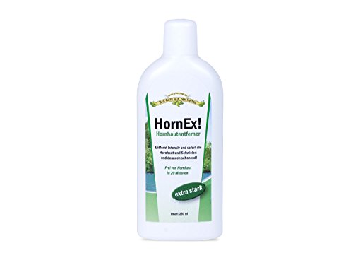 HornEx! Hornhautentferner extra stark - 250 ml/entfernt die Hornhaut in 20 Minuten