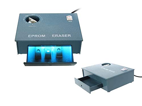 KALEA-INFORMATIQUE EPROM-Chip-Löscher mit ultravioletter Strahlung. Eprom Eraser mit Einer Kapazität von 6 Chips und programmierbarer UV-Bestrahlungsdauer.