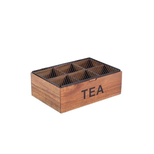 HOMLA Tee-Organisator Akazie MOOKA 24x16,5 cm