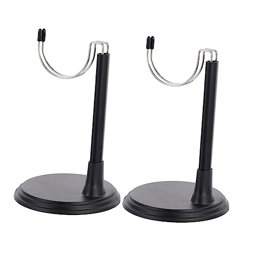 HAWILLOSCH 2Sätze Puppenständer Stabiler Puppenhalter für Puppen für Puppenschau und Spielzeugpräsentation Perfektes Zubehör für Kinderzimmer und Puppenliebhaber