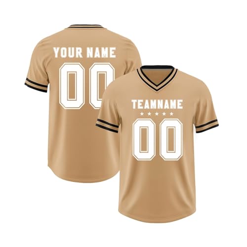 Trikot Deutschland Football Jersey T-Shirt Personalisiert Football Kostüm Herren Personalized Rugby Custom Shirt Trikot Herren Football Kostüm Herren Deutschland Trikot mit