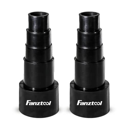 FANZTOOL XXL Schlauchadapter 55 mm universal - Staubsaugeradapter - Schlauch Reduzierstück für z.B: Bosch, Makita, Kärcher - Anschluß an Staubsaugerschlauch