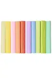 Krepppapier 25x200 cm Pastellfarbenmix 10er Pack, Pastell-Mix