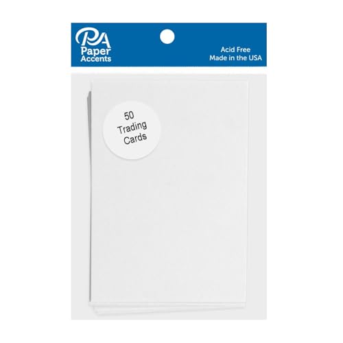 Accent Design Paper Accents TradingCards253525White100lb Papier
