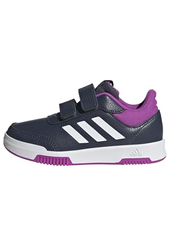 adidas Tensaur Hook and Loop Shoes Laufschuhe, Shadow Navy/Cloud White/Flash Pink, 33 EU