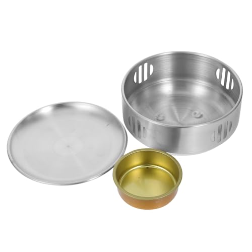 DONFAMDS Tragbarer Wärmer Campingkocher Grill Buffetofen für Outdoor Vielseitige Sichere Heizlösung für Grillen