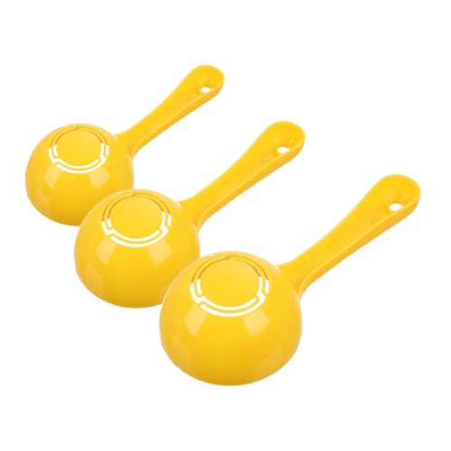 OUNONA 3 Stück Reisbällchenform Reispaddel Reisformer Reisbällchenhersteller Reis Schimmel Reis Paddel Schaufel Schneekegel Schaufel lebensmittelecht pp Yellow