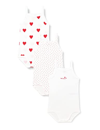 Petit Bateau Baby MädchenTrägerbody (3er Pack) , Variante 1, 18 Monate