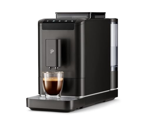 Tchibo Kaffeevollautomat Esperto2 Caffè mit 2-Tassen-Funktion für Caffè Crema und Espresso, Granite Black - INKLUSIVE Kaffeeprobierset GRATIS