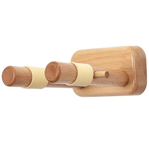 XVHOAB Gitarrenhalter Wandmontage Verstellbarer Schwamm eingewickeltes hölzerne Gitarren Wandmontage Hochleistungsanzeige/Aufbewahrungsbügel für Folk/Klassik, Ukelele