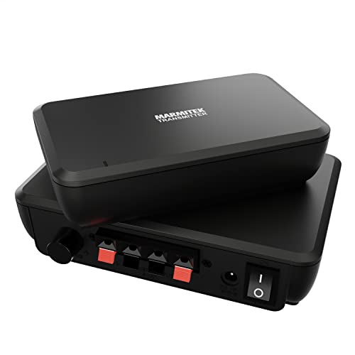 Marmitek Audiosender für Lautsprecher - Marmitek Surround Anywhere 221 - Digitale Latenzfreie Übertragung - drahtloser Surround Lautsprecher Anschluss