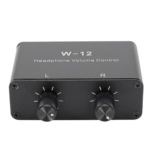 3,5 Mm 6,35 Mm Stereo-Lautstärkeregler, Audio-Lautstärkeregler-Dämpfer, 1/4 Zoll 1/8 Zoll Inline-Lautstärkeregler Kopfhörer-Lautstärkedämpfer Zur Störungsisolierung