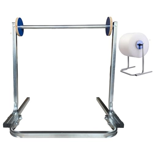 Großer Luftpolsterfolienrollenspender – Stehende Schaumstoffrolle, faltbar, Luftpolsterfolie, Halter für Versand, Verpackung und Umzug, 60 cm