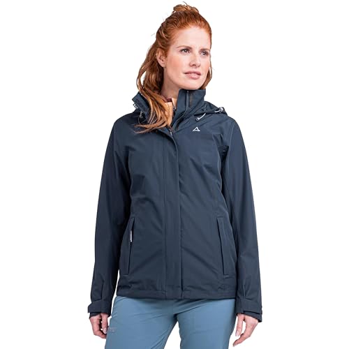 Schöffel Damen Gmund Jacke L Regenjacke, Navy Blazer, 46