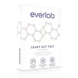 EVERLAB Leaky Gut Test – Umfangreiche Untersuchung von Schleimhaut- und Entzündungsmarkern | Zonulin, IgA, Beta-Defensin 2, Alpha-1-Antitrypsin| Stuhltest durchlässiger Darm | Selbsttest für Zuhause