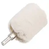 Weißes Tuch-Polierrad, Weißes Tuch-Polierrad, Zylindrischer Typ, Schleifwerkzeuge für Elektrische Bohrmaschinen, Andle-Tuch, Power-Polierer und Polierpads (Zylindrischer Typ 40 mm)