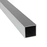 Aluminium Vierkantrohr | AlMgSi0,5 | EN AW-6060 | blank/roh | 20 x 20 x 1,5 mm | Länge: 2.000 mm ± 5 mm