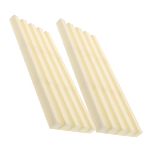 HEMOTON 2 Stück Spielkarten Halterung Kartenhalter Stehen Bürokarten Stehen Halter Für Dominospiele Heimspielkarten Stehen Dominoständer Aus Kunststoff Desktop-kartenregal Beige Plastik