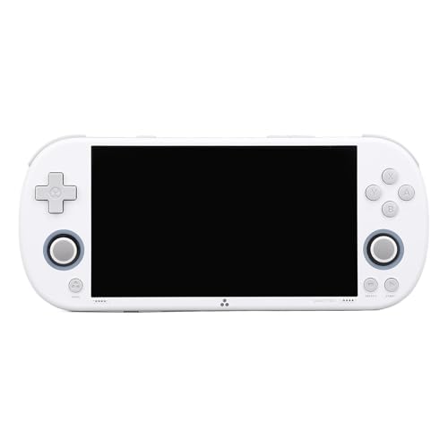 Tragbare Spielekonsolen, High Definition 5000mah Akkukapazität Tragbare Spielekonsole mit Umgebungslicht für Unterhaltung (WHITE)