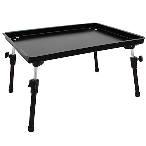 Prachtfisch Bivvy-Table - Angeltisch klappbar Maße: 37x27x28 cm Anglertisch mit Tragetasche höhenverstellbar für Feeder Karpfen-Angeln & Outdoor
