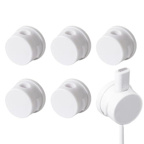 Magnetischer Kabel-Organizer - Magnet-Kabelanschluss für Haus und Auto | Drahtspeichertür für Tisch, Wand und Nachttisch, Kabelmanagement mit Kabelclip für die Montage des Schreibtischs und