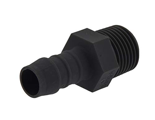 Gewindetülle für Kunststoffgewinde Rp 3/8" - 16 mm, PVC-U Schlauchtülle