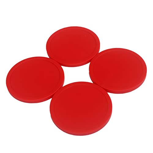Supvox 75 Mm Air Hockey Pucks Pushers Rote Hockey-ersatzpucks Für Jungen Und Mädchen Mini-Eishockey-tischplatte Ihr Spiel