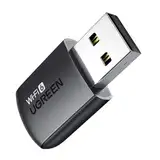 UGREEN WLAN Stick AX900 WiFi 6 Primär WLAN Adapter PC Dual Band 2,4G/5GHz, Internet Stick mit eingebauter Treiber, WPA2-PSK Verschlüsselung, Kompatibel mit Windows 11/10.