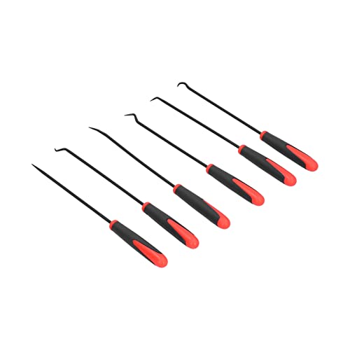 Yctze 6 Stücke Öl Dichtung Extractor Dichtung Dichtung Puller Öl Dichtung Haken ORing Dichtung Puller Öl Dichtung Puller Remover Pick Set Tragbare Auto Auto Hand Werkzeuge