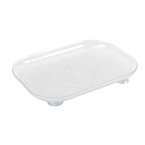 Transparenter Drehteller-Organizer, Abnehmbares, um 360 Grad Drehbares, Rechteckiges Kühlschranktablett aus Transparentem Acryl, 26 X 35 Cm