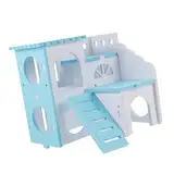 Ipetboom Tierhaus-Spielzeug Hamster-versteckhaus 2-lagiges Nisthaus-Spielzeug Tierhimmel-Spielzeug Für Haustiere