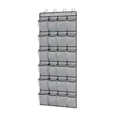 GFTCGK Hängeorganizer, Tür Organizer, Shoe Organizer, Hänge Organizer, 24-große Mesh-Taschen Declutter Mühelos Ihren Wohnraum Mit Unserem Over Door Storage Organizer, Hängender Aufbewahrungsorganiser