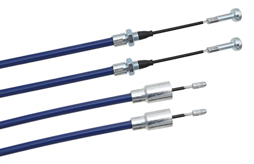 trailer parts4u Bremsseil für Knott Schnellmontage rostfrei Glocke Hüllenlänge Gesamtlänge für Knott Bremse Glocke/Pilz Bowdenzug (HL 830mm - GL 1020mm)