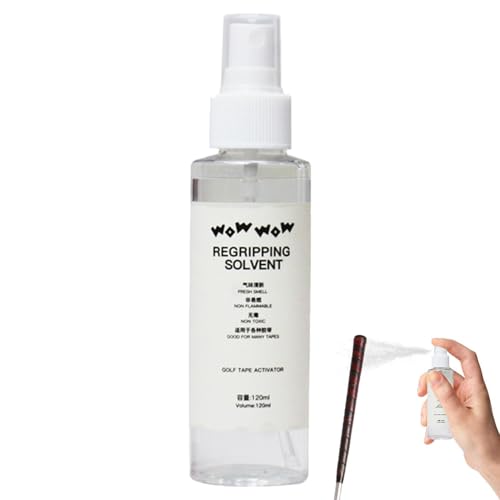Golf Grip Solvent | Golf Club Grip Tape Solution | Grip Tape Strips | Golf Clubs Regripping Solvent Solution | Professional Golf Grip Tape Solvent, Effective Solvent Solution for Easy Regrippi