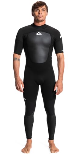 Quiksilver 2/2mm Prologue - Kurzärmliger Back-Zip-Springsuit für Männer Schwarz