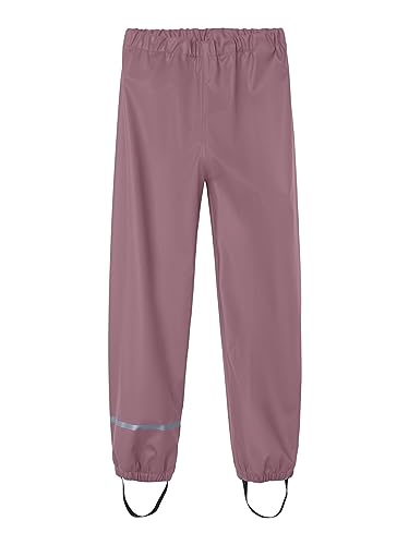 NAME IT Unisex Nkndry Rain Pant Fo Noos Jacke, Wistful Mauve, 122 EU