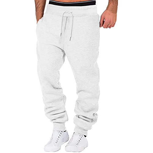 Jogginghose Herren Sporthose Herren Lang Leichte Schnelltrocknend Trainingshose Freizeithose Laufhose für Fitness Sport , Leichte Sommer, Sporthose Hosen Herren Cargohosen Baggy Jogginghose M