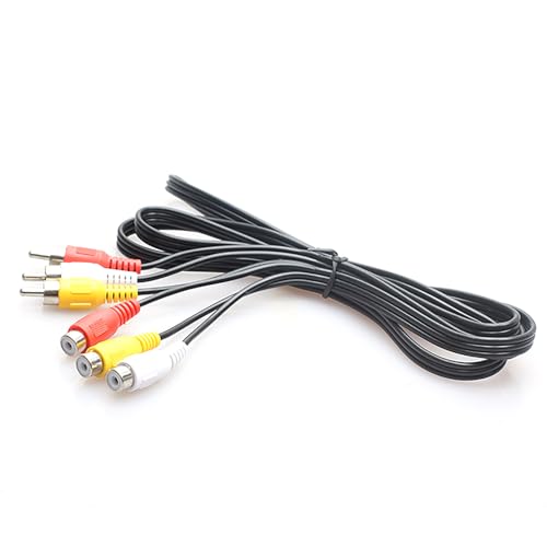 OAJABBGE Composite Hörvideo Kabelverlängerungslinie Männlich Weibliche Adapterkabelkabel Für Fernseher Und Mehr 25 Cm-10m