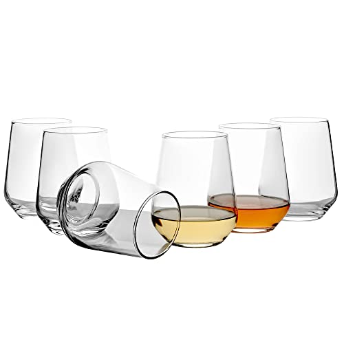 Pasabahce Allegra Wasserglas - 425 ml, Set mit 6 Stück, Klassische Wasser- und Saftgläser, Ideal für Orangensaft, Elegantes und klassisches Glas für Zuhause und Abendessen