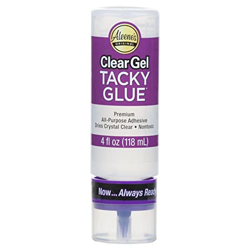 Aleene's Always ready clear gel tacky glue 118ml, 4OZ, farblos