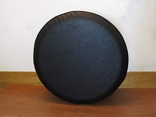 AB3-00247 SCHWARZ Reserveradabdeckung 72x28 cm aus Kunstleder Reserveradhülle Ersatzradabdeckung Reifencover Radhülle Tasche Überzieher Diameter 72cm - 28´´ Width 28cm- 9´´