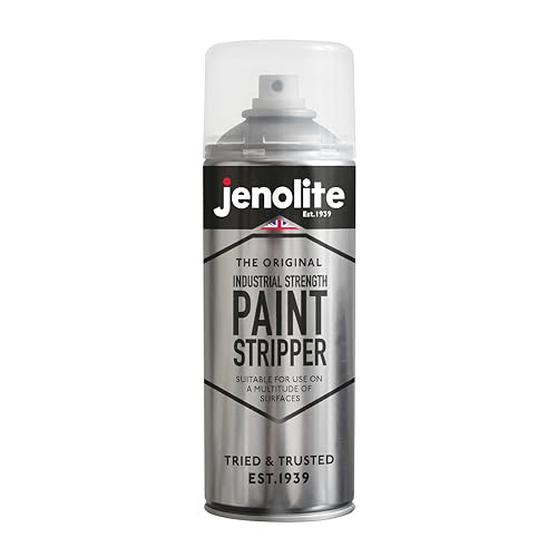 JENOLITE Industrielle Stärke Farbabisolierer/Farbentferner, Aerosol | Verwendung auf Holz, Metall, Ziegel, Beton – Farben, Lacke, Klebstoffe | 400ml