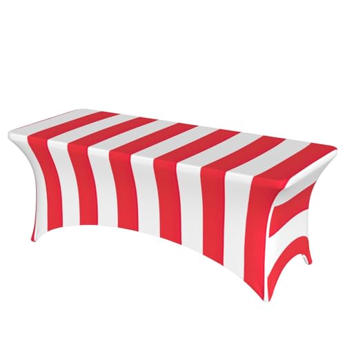 OKFSTY Tischdecke mit indonesischer Flagge, Polyester, rechteckige Tischdecke für Küche, Esstisch, Dekoration